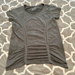 Gray Athleta Fastest Track Top